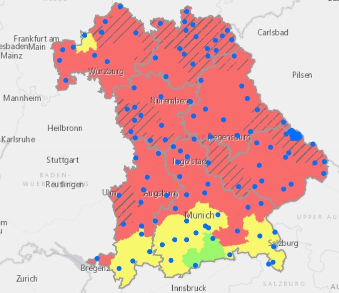 Highest beetle alert level in Bavaria