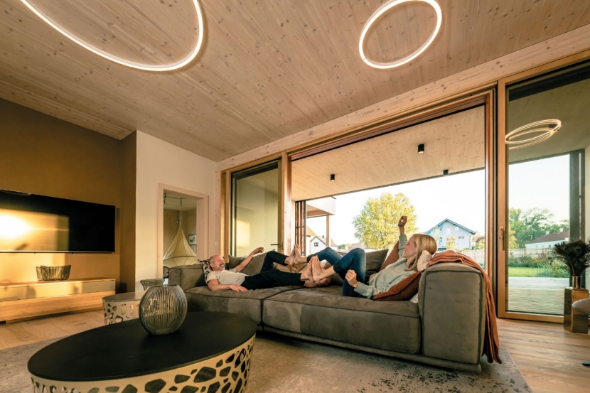 The first 100% wooden house from Austria