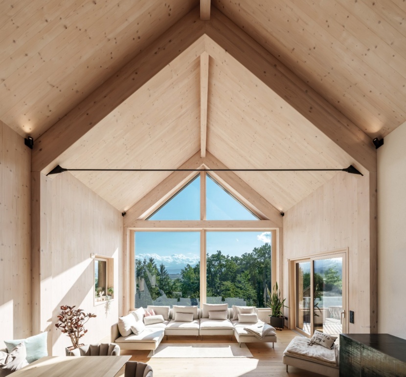 The first 100% wooden house from Austria